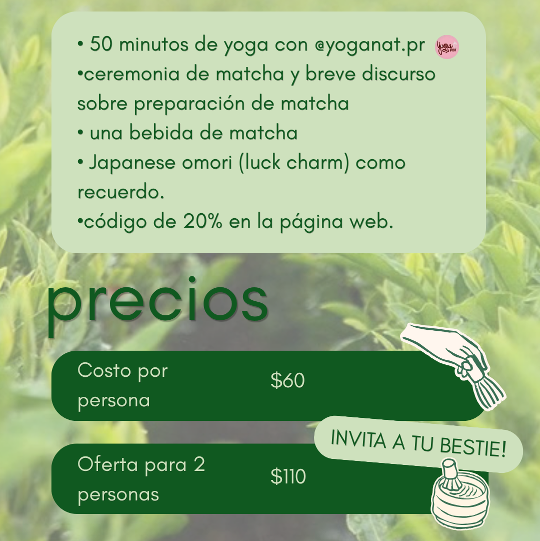 Tickets Yoga & Matcha Ceremony